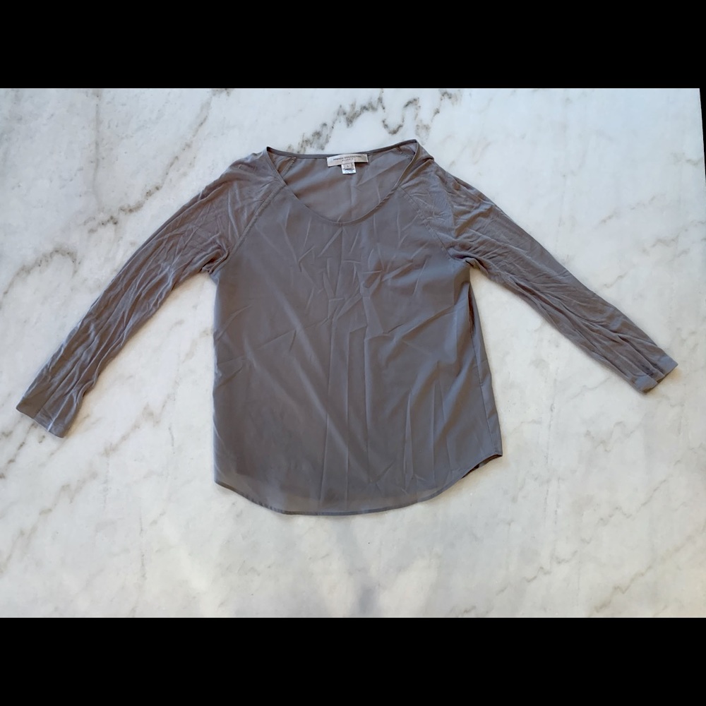 French Connection long sleeve top size large